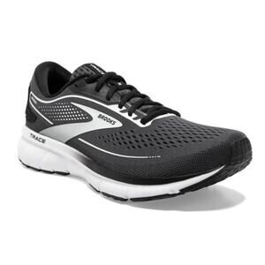 Women's  Brooks Trace 2 in Black & White Running Walking Athletic Sneaker, sz 10